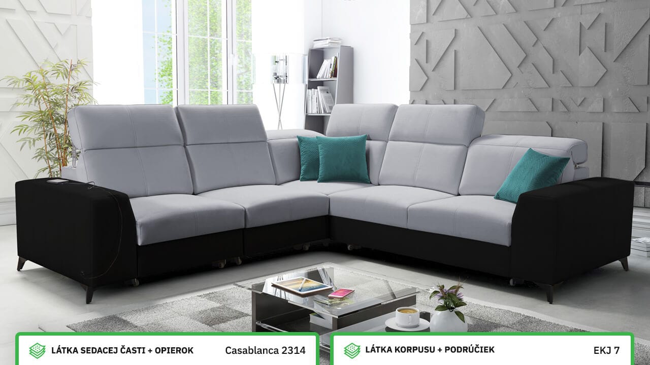 Rohová sedačka BELUTI III MIX Farebné prevedenie