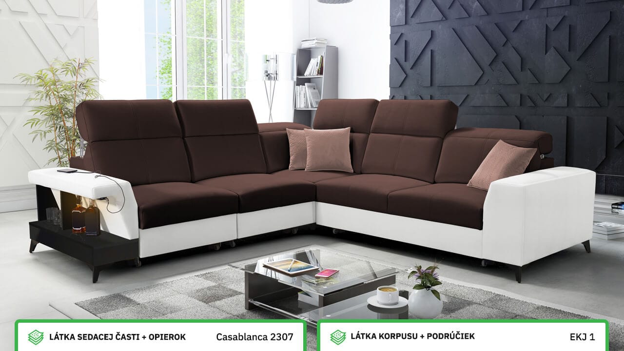 Rohová sedačka BELUTI III Farebné prevedenie