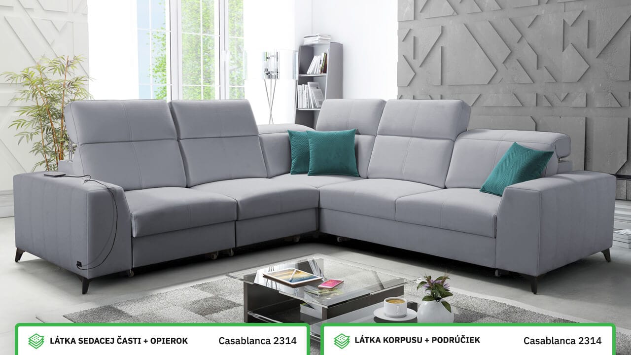 Rohová sedačka BELUTI III MIX Farebné prevedenie