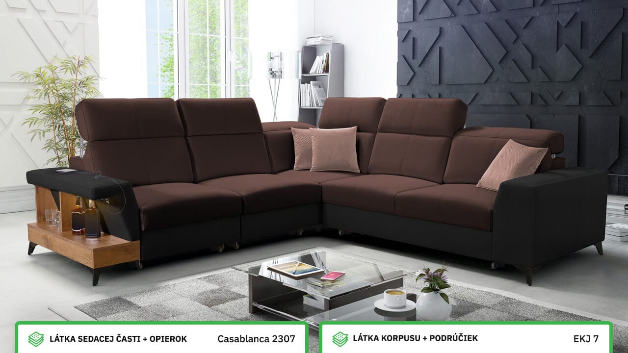 Rohová sedačka BELUTI III Farebné prevedenie