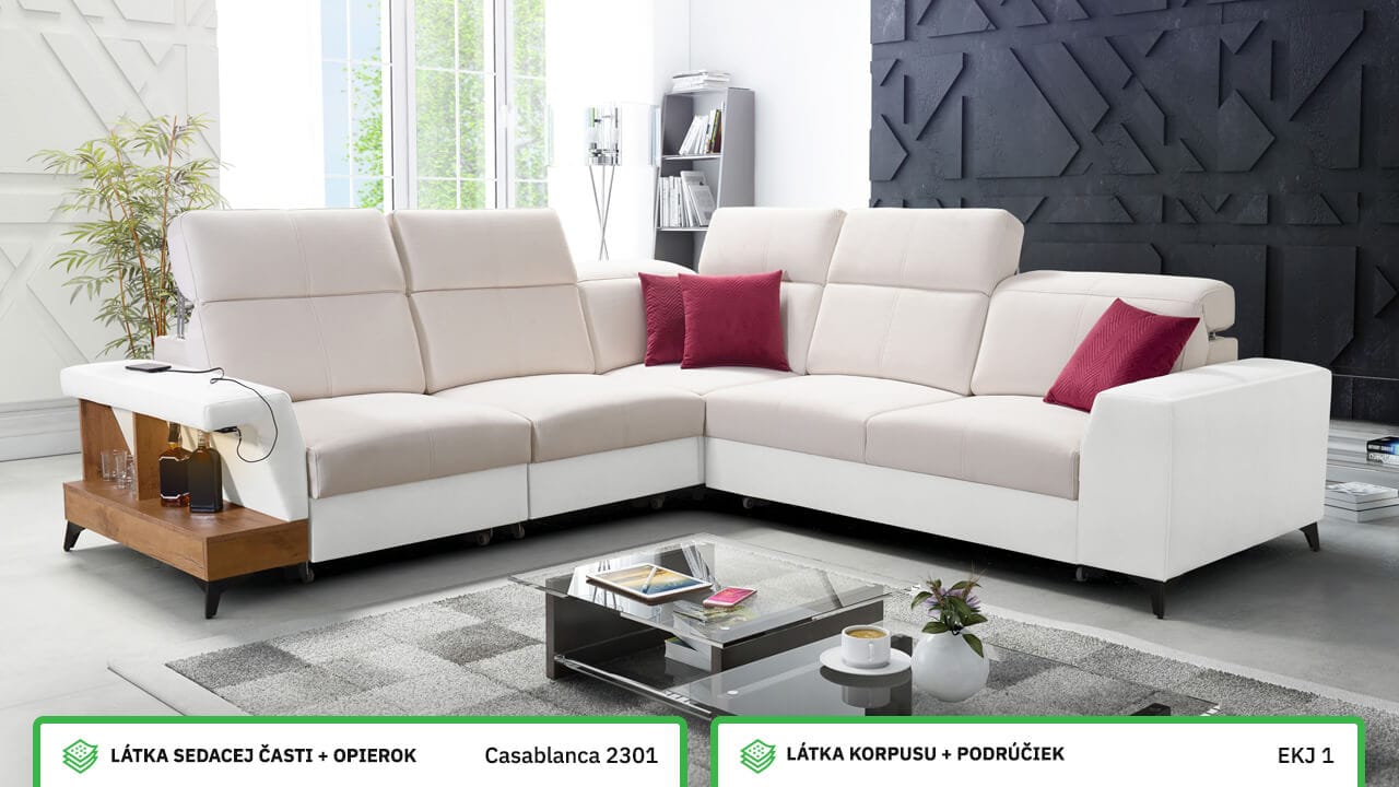 Rohová sedačka BELUTI III Farebné prevedenie