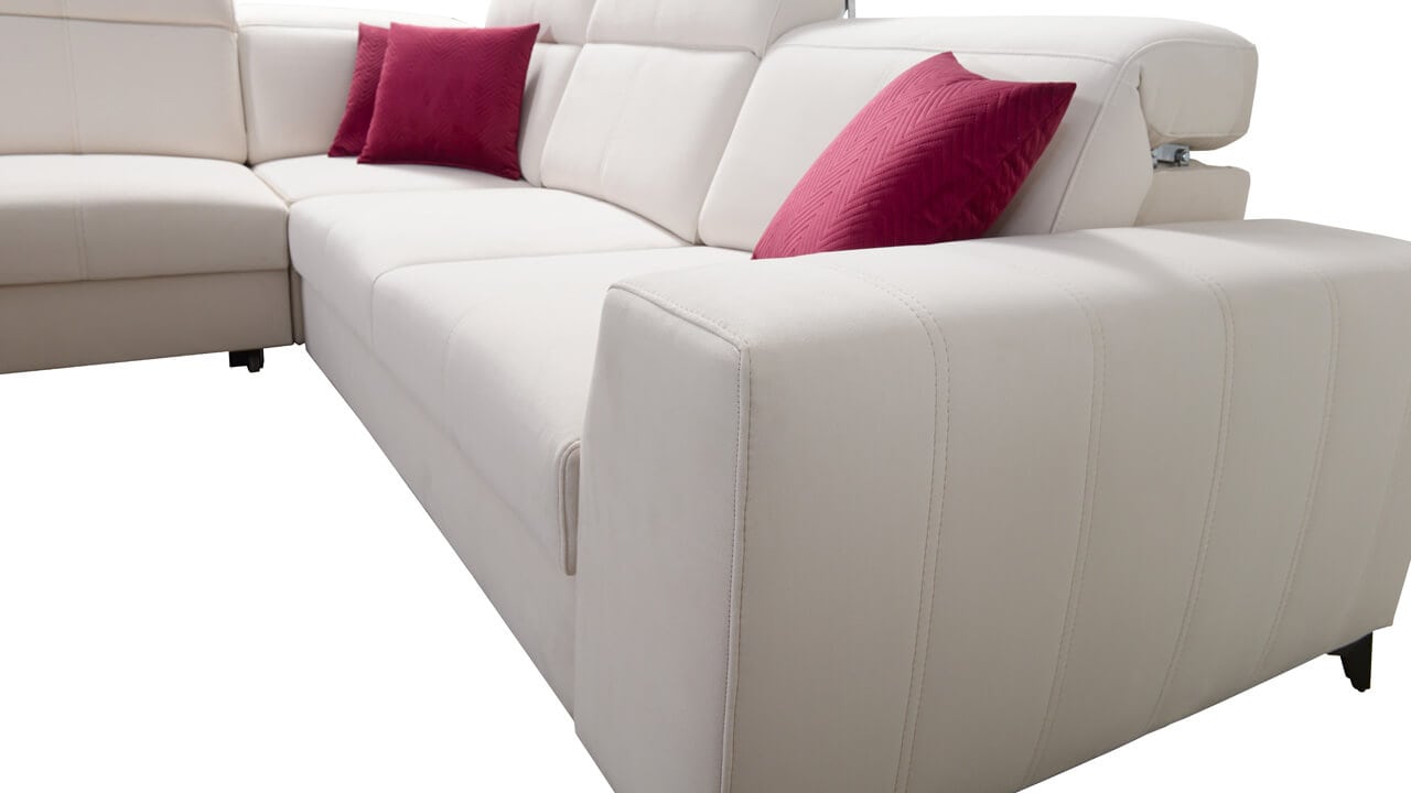 Rohová sedačka BELUTI III Pohľad zboku