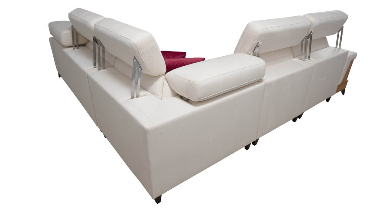 Rohová sedačka BELUTI III Pohľad zozadu