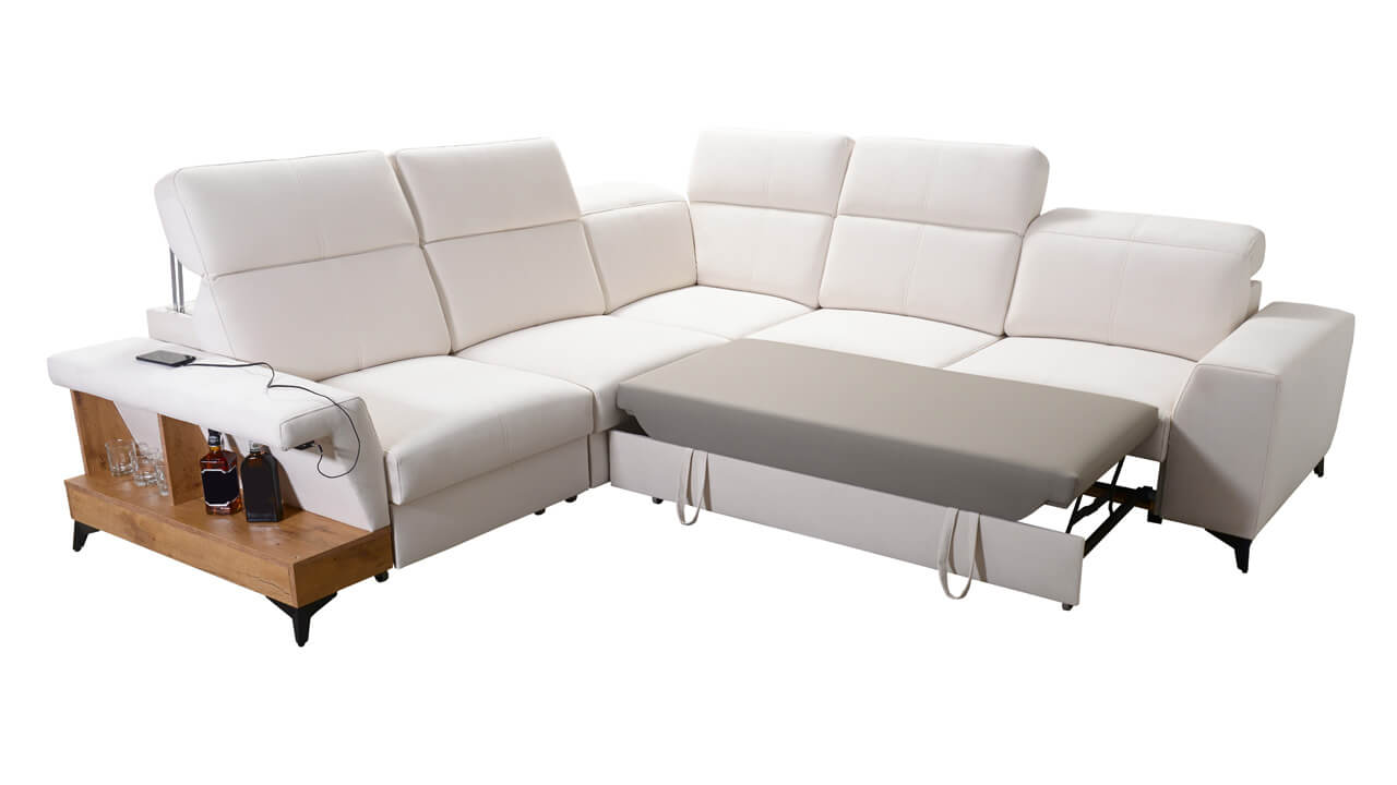 Rohová sedačka BELUTI III Rozloženie