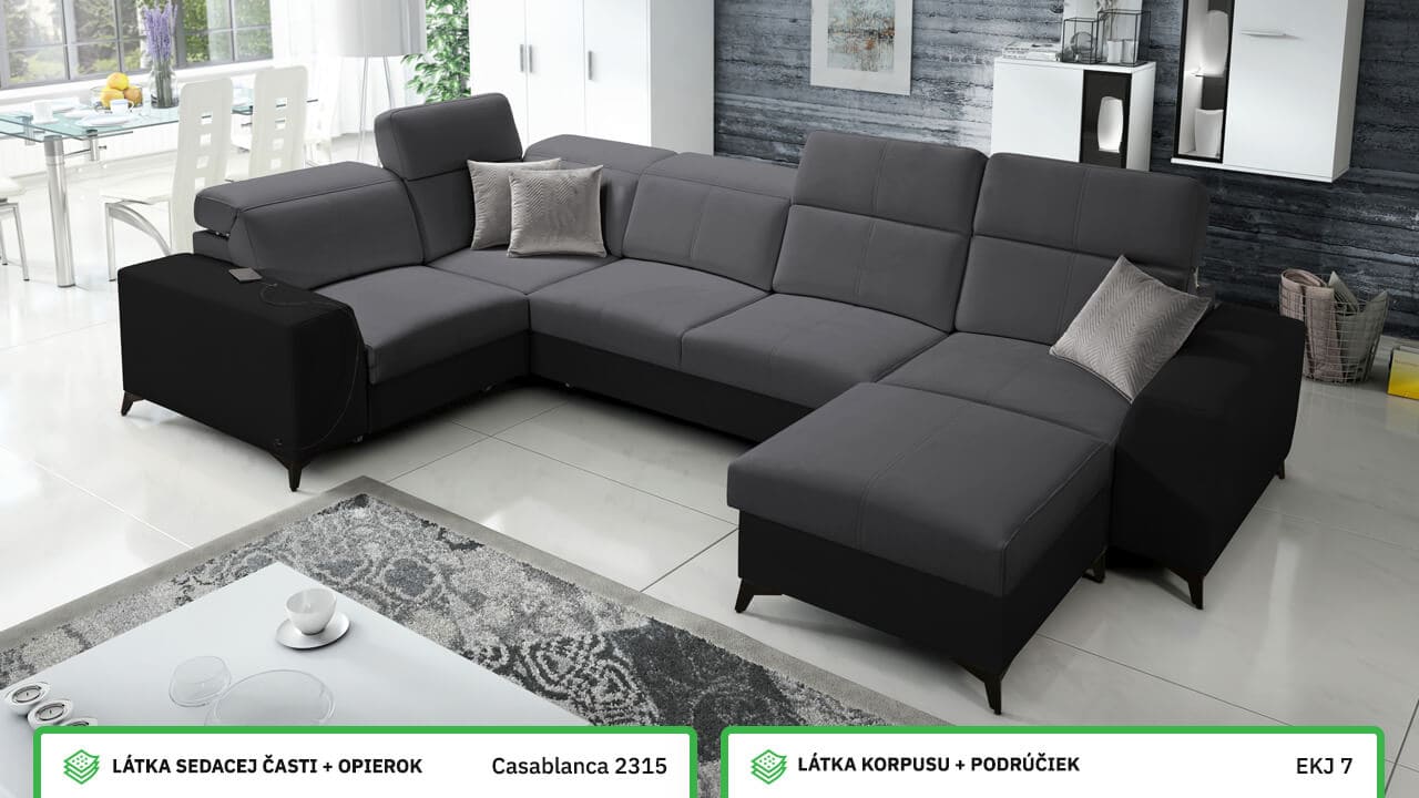 Sedacia súprava BELUTI IV MIX Farebné prevedenie