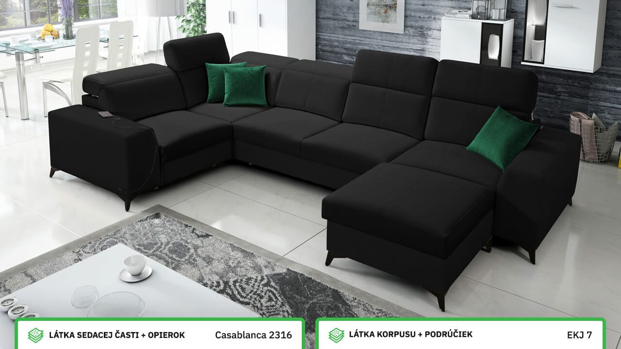 Sedacia súprava BELUTI IV MIX Farebné prevedenie