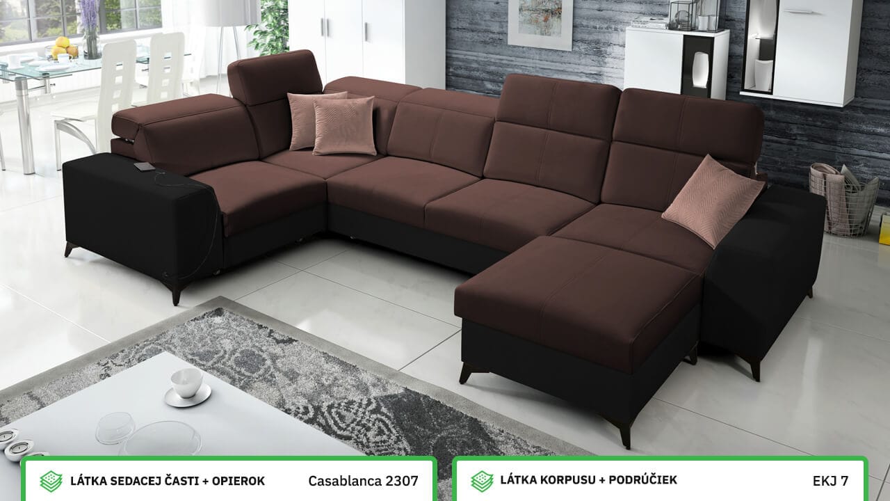 Sedacia súprava BELUTI IV MIX Farebné prevedenie