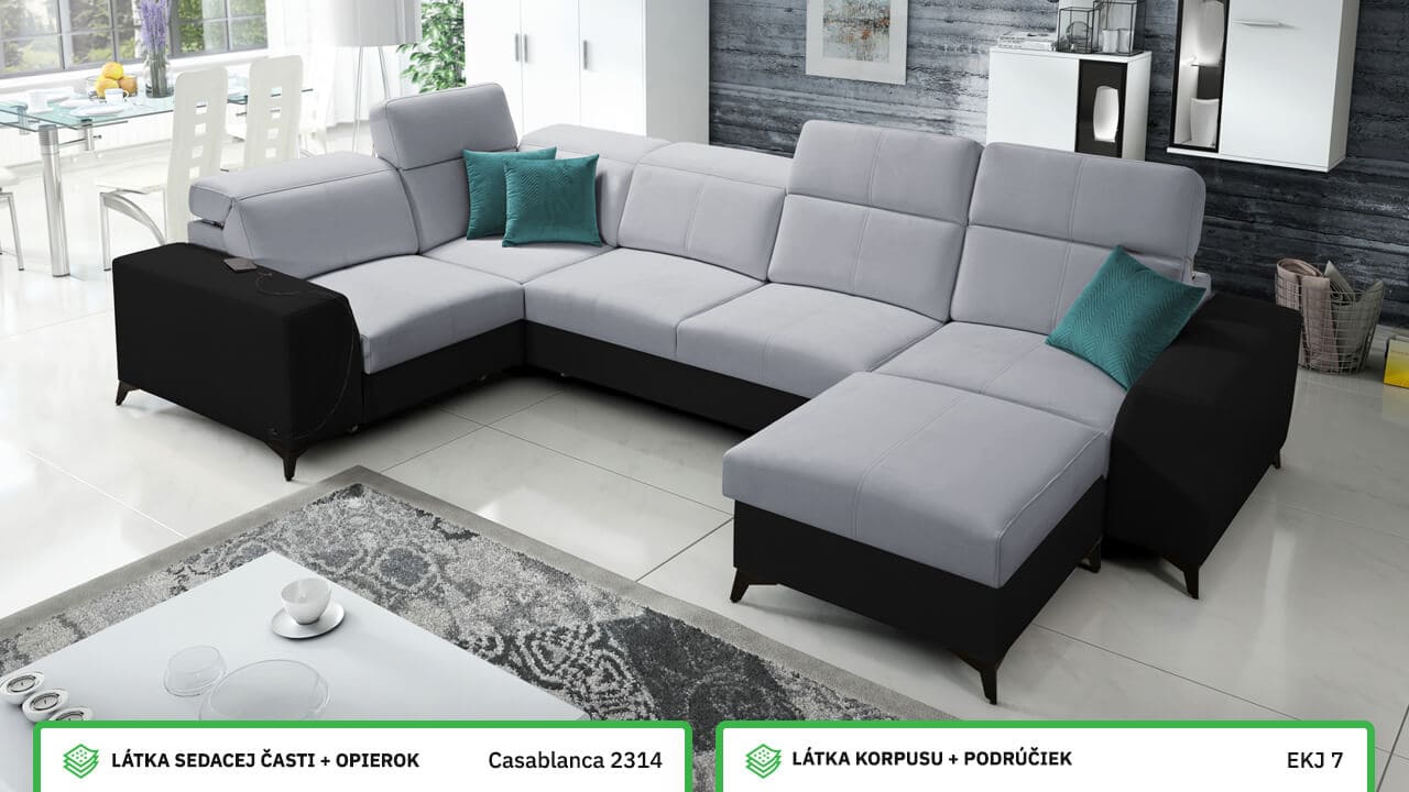 Sedacia súprava BELUTI IV MIX Farebné prevedenie