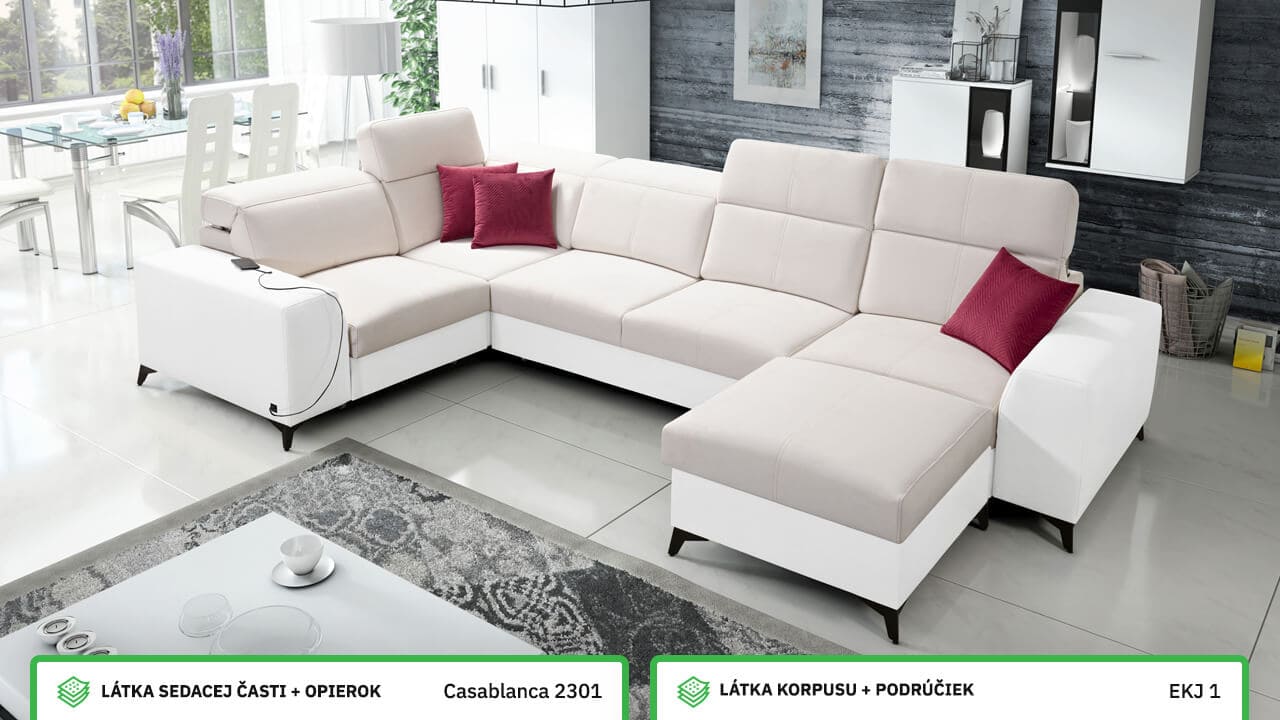 Sedacia súprava BELUTI IV MIX Farebné prevedenie