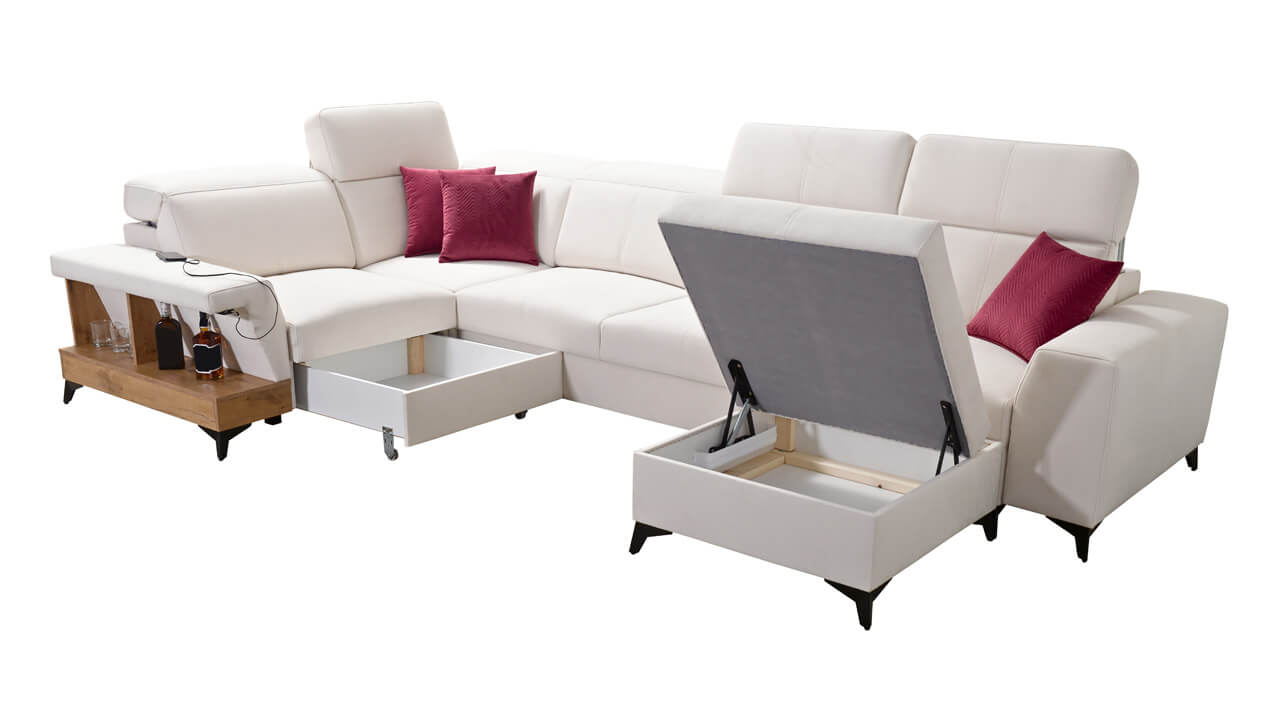 Sedacia súprava BELUTI IV Úložný priestor