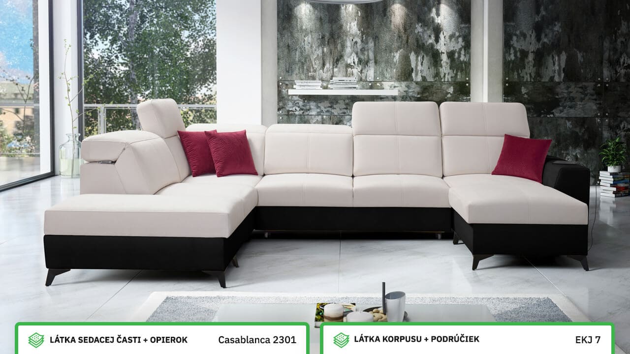 Sedacia súprava BELUTI VI MIX Farebné prevedenie