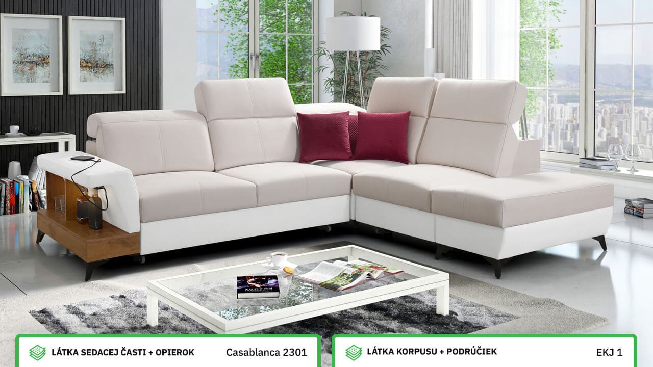 Rohová sedačka BELUTI VII Farebné prevedenie