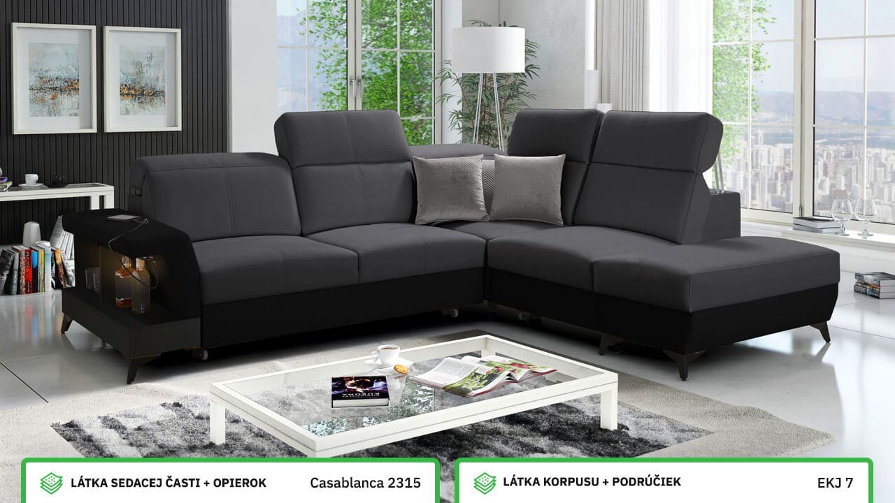 Rohová sedačka BELUTI VII Farebné prevedenie