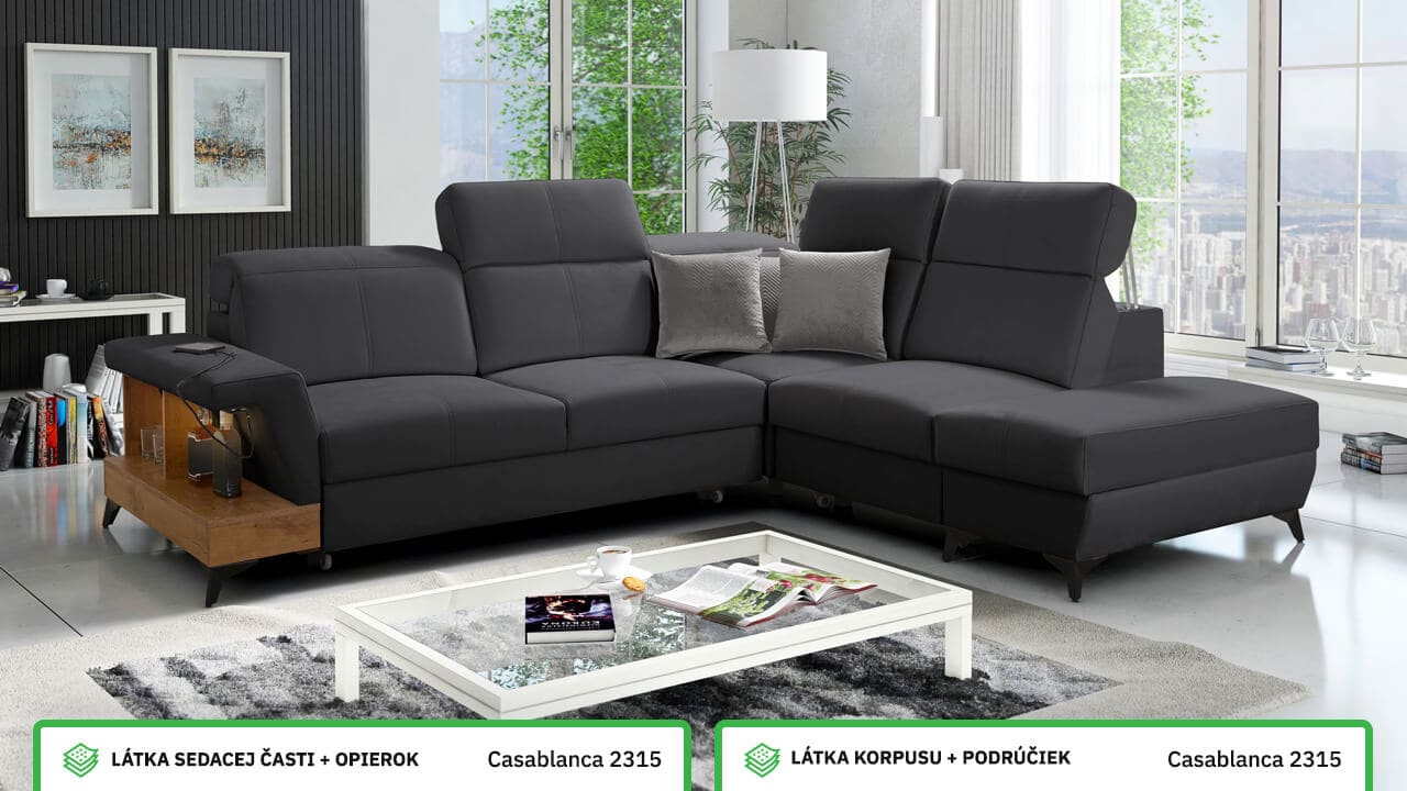 Rohová sedačka BELUTI VII Farebné prevedenie