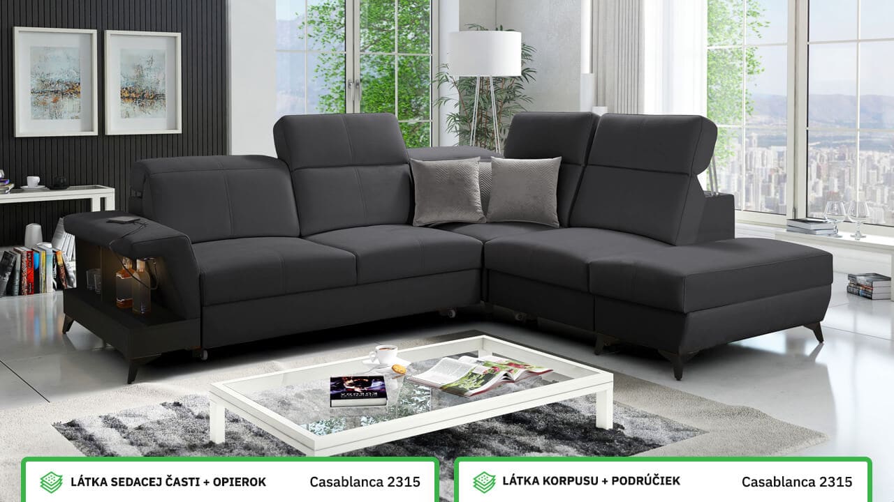 Rohová sedačka BELUTI VII Farebné prevedenie