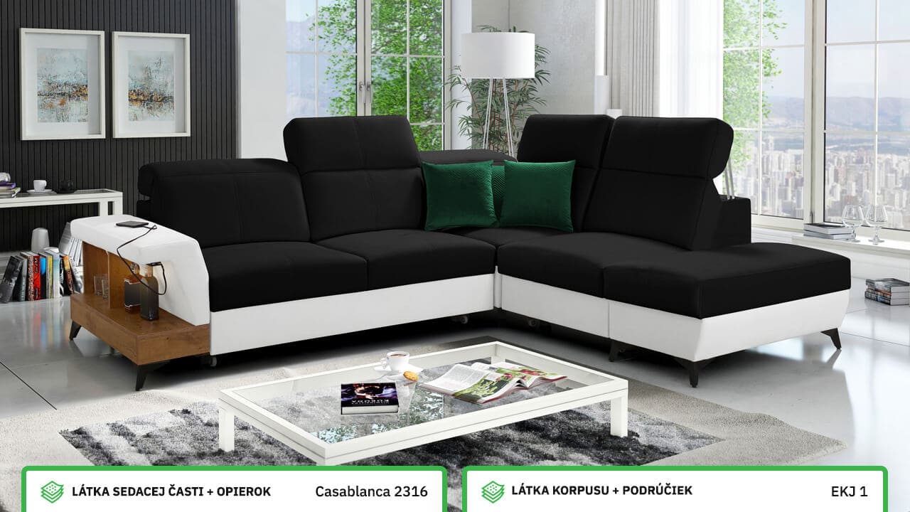 Rohová sedačka BELUTI VII Farebné prevedenie