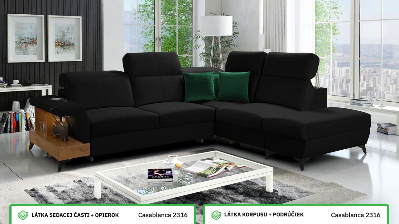 Rohová sedačka BELUTI VII Farebné prevedenie