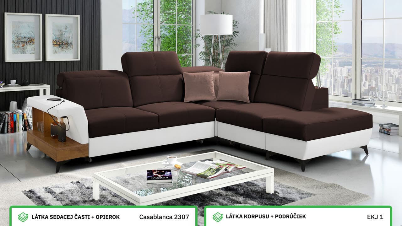 Rohová sedačka BELUTI VII Farebné prevedenie