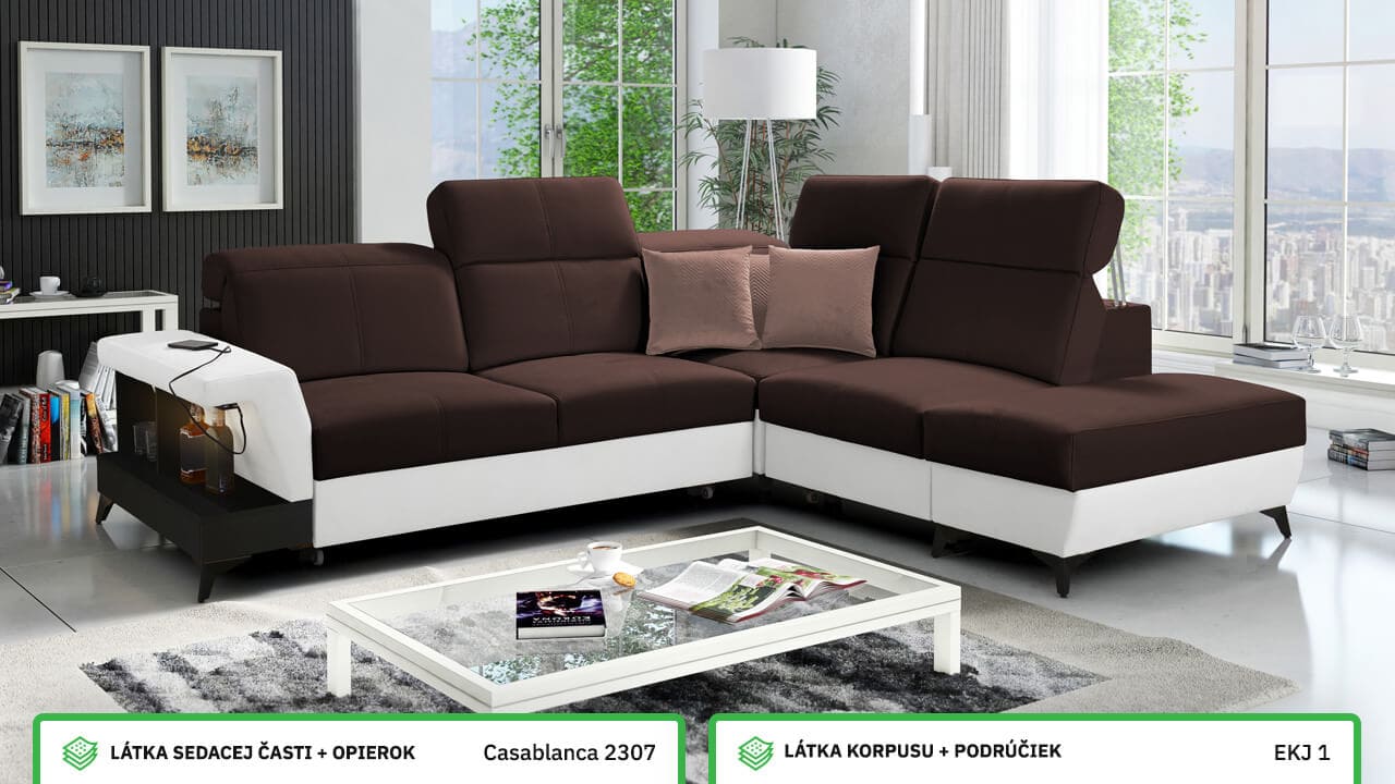 Rohová sedačka BELUTI VII Farebné prevedenie