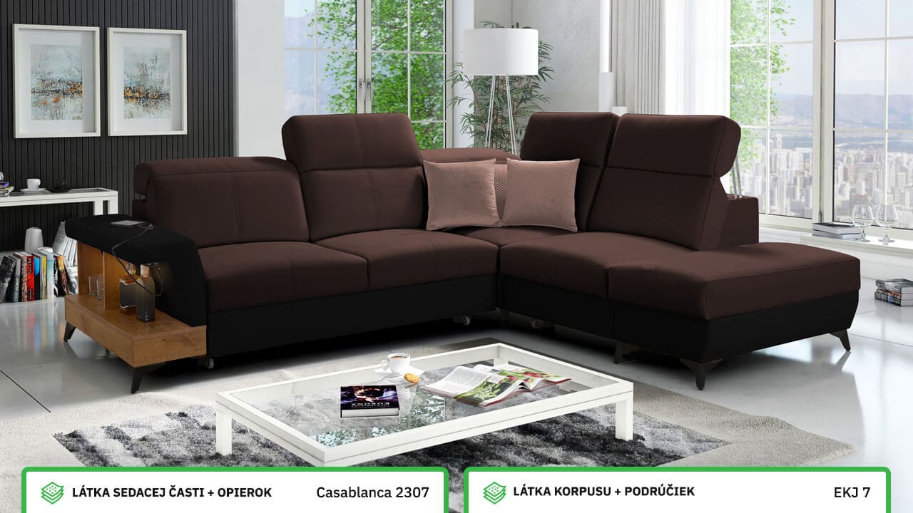 Rohová sedačka BELUTI VII Farebné prevedenie