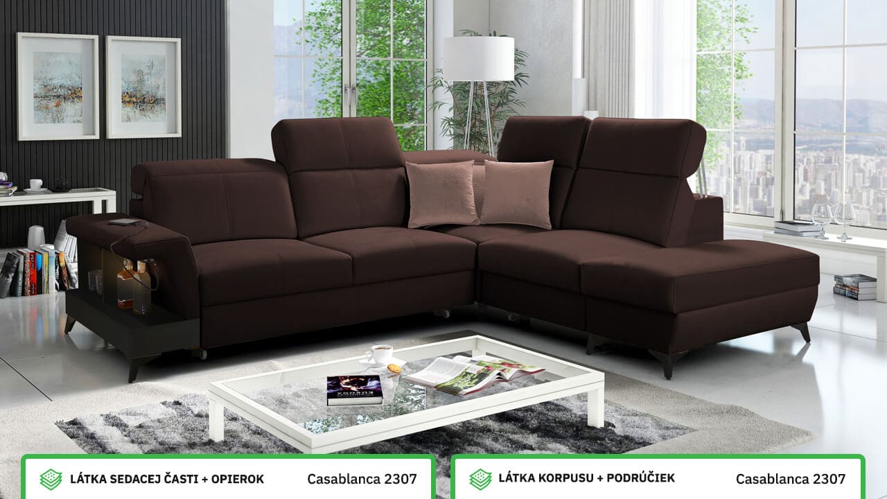 Rohová sedačka BELUTI VII Farebné prevedenie