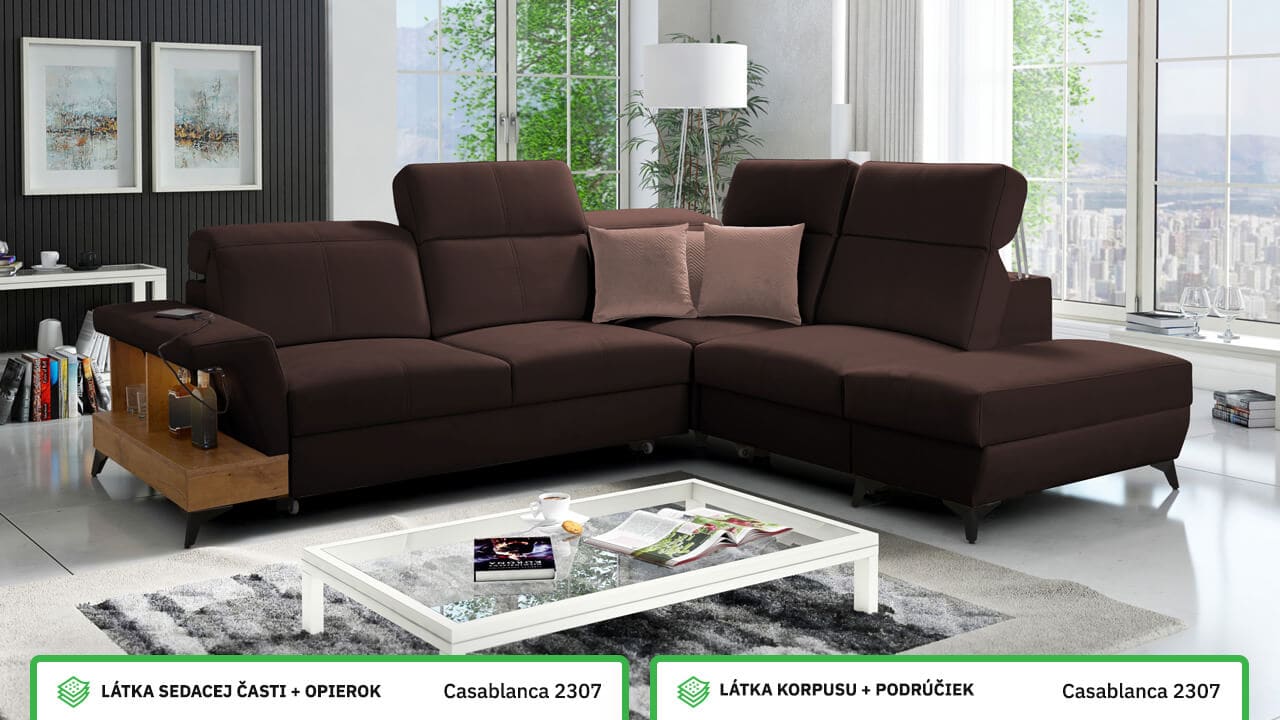 Rohová sedačka BELUTI VII Farebné prevedenie