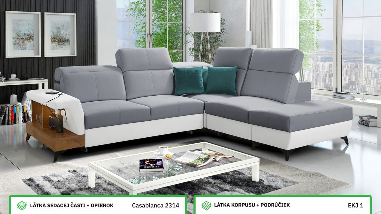 Rohová sedačka BELUTI VII Farebné prevedenie