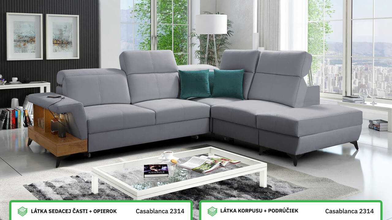 Rohová sedačka BELUTI VII Farebné prevedenie