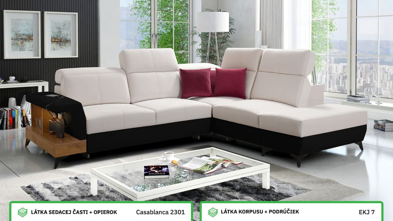 Rohová sedačka BELUTI VII Farebné prevedenie