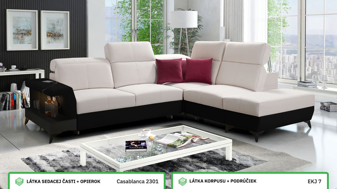 Rohová sedačka BELUTI VII Farebné prevedenie