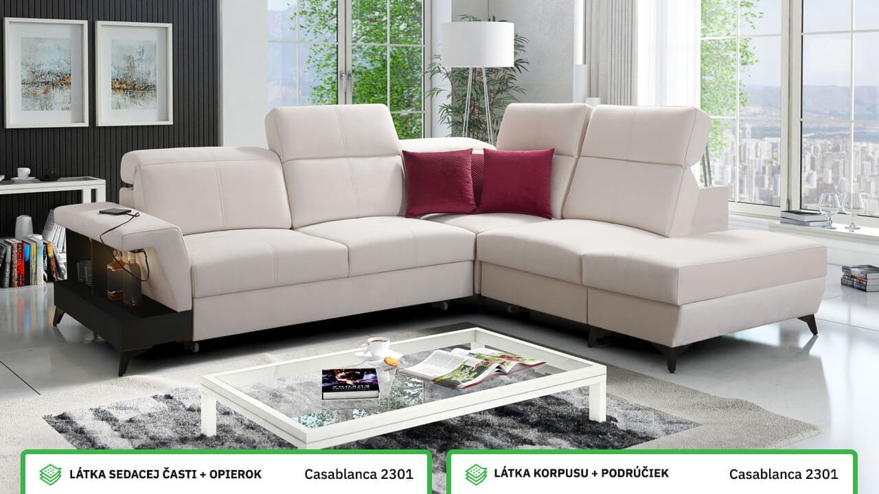 Rohová sedačka BELUTI VII Farebné prevedenie