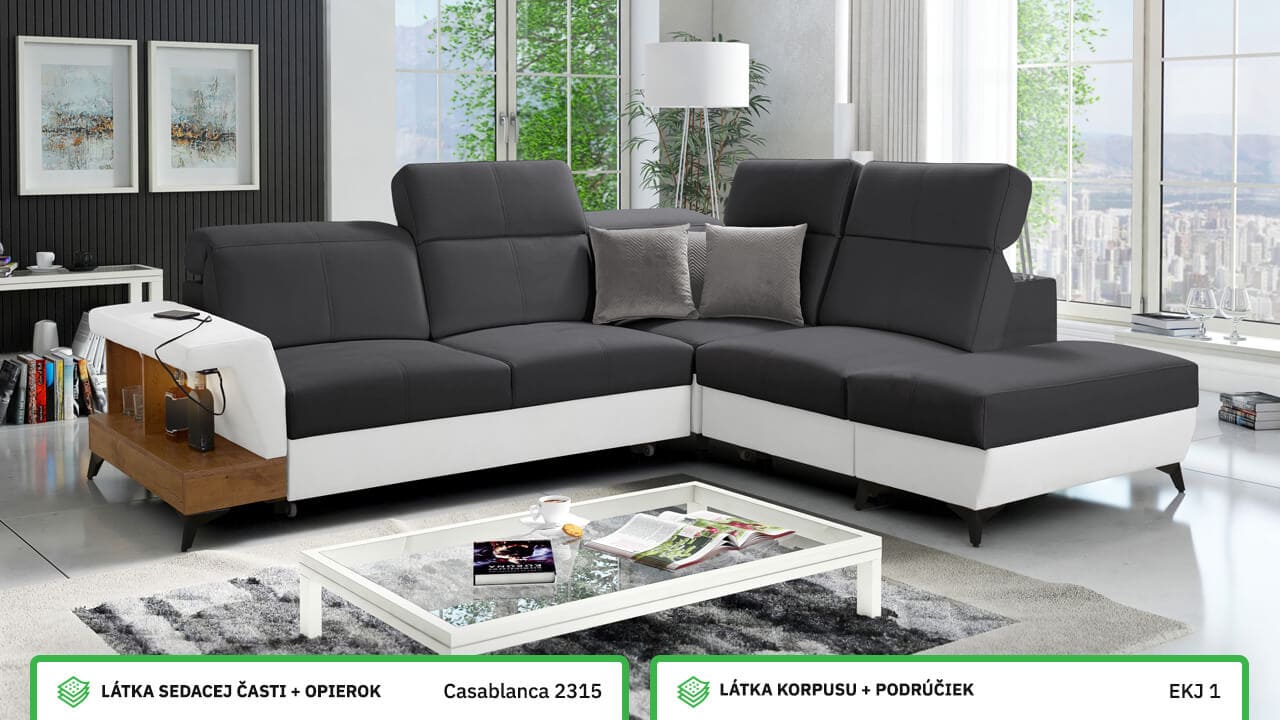 Rohová sedačka BELUTI VII Farebné prevedenie