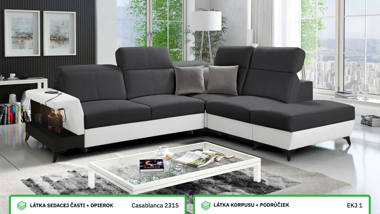 Rohová sedačka BELUTI VII Farebné prevedenie