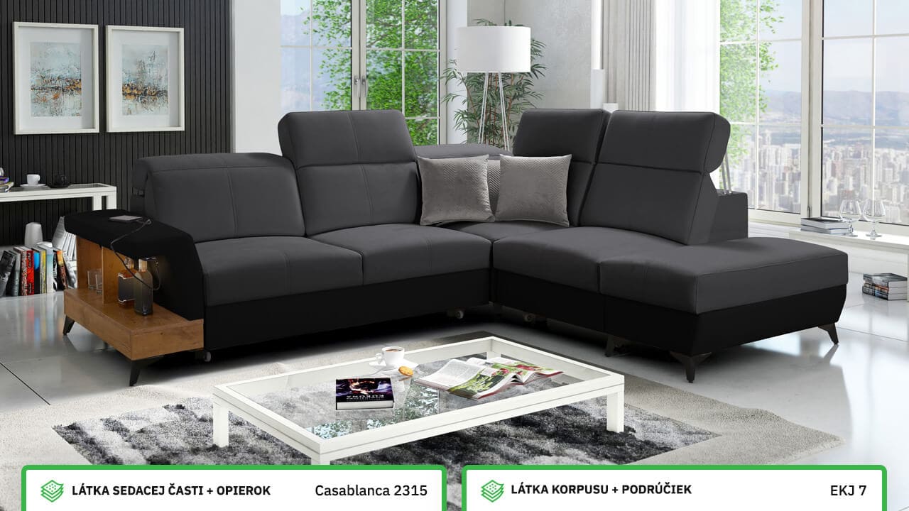 Rohová sedačka BELUTI VII Farebné prevedenie