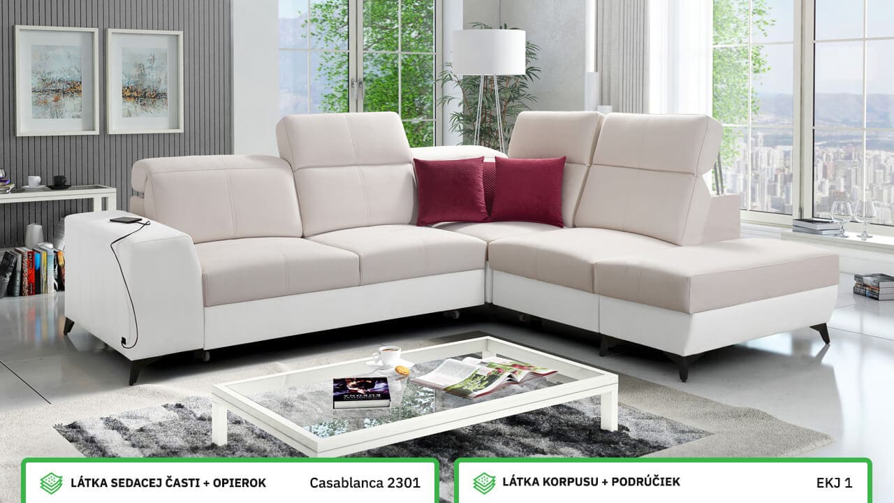 Rohová sedačka BELUTI VII MIX Farebné prevedenie