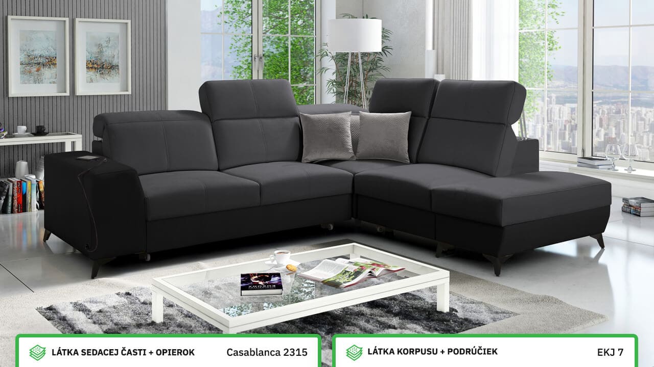 Rohová sedačka BELUTI VII MIX Farebné prevedenie