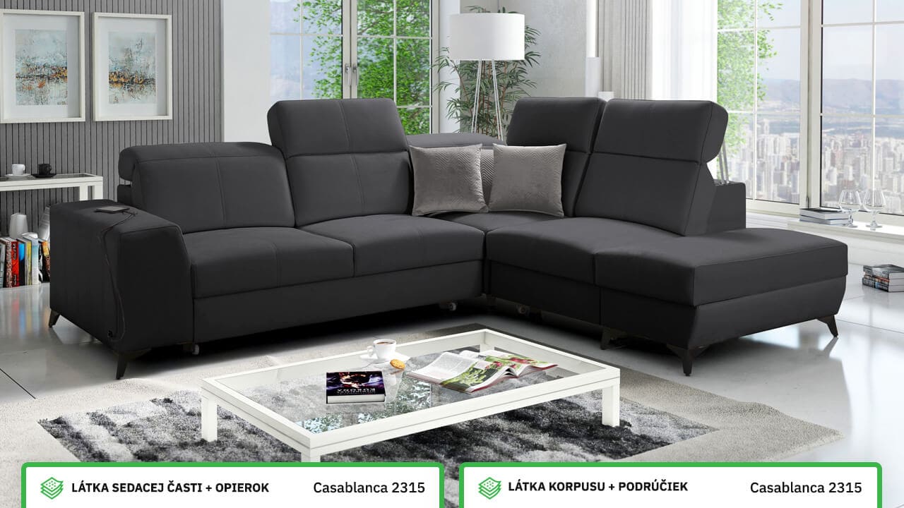 Rohová sedačka BELUTI VII MIX Farebné prevedenie