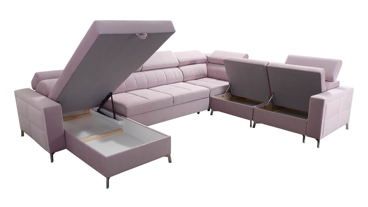 Sedacia súprava SIIDE VII Úložný priestor