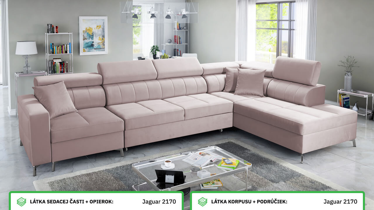 Rohová sedačka SIIDE X Farebné prevedenie