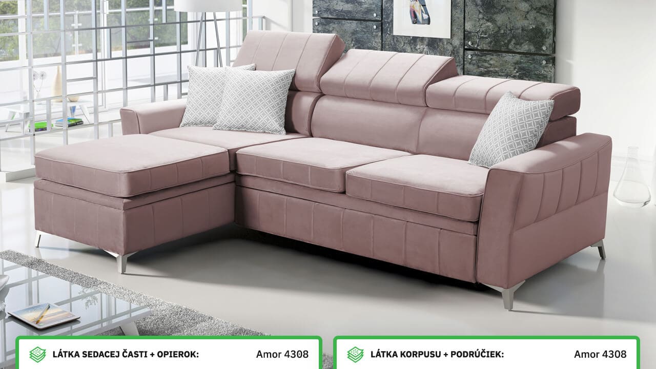 Rohová sedačka BARTEEZ I Farebné prevedenie