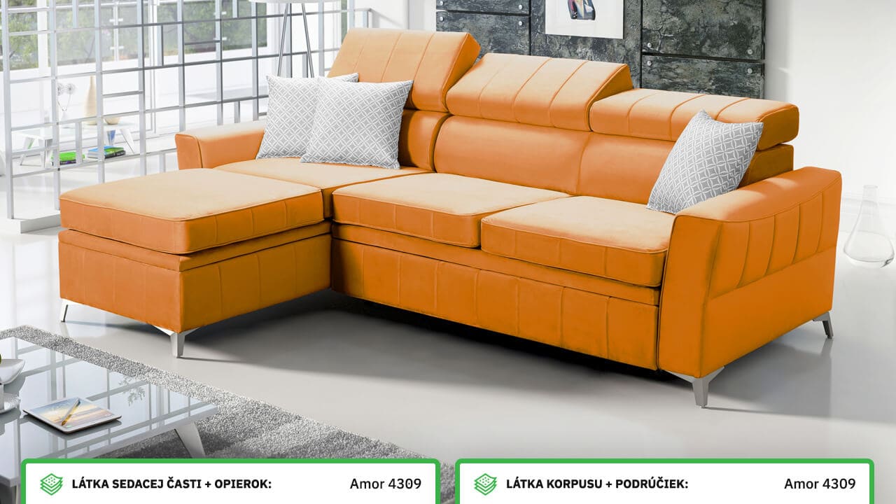 Rohová sedačka BARTEEZ I Farebné prevedenie