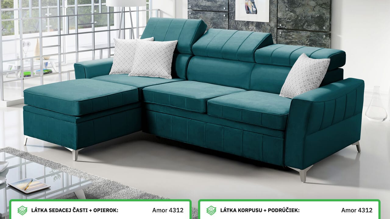 Rohová sedačka BARTEEZ I Farebné prevedenie