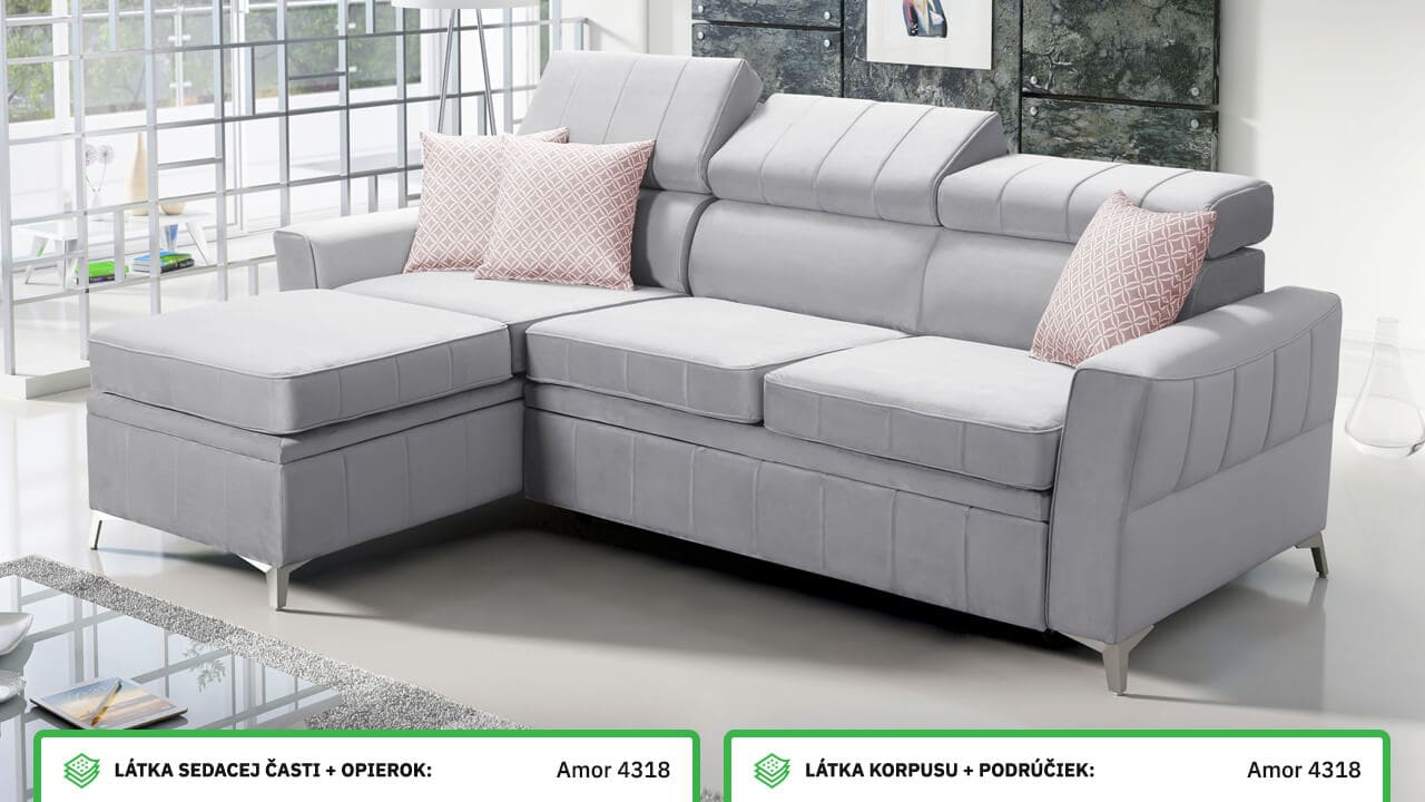 Rohová sedačka BARTEEZ I Farebné prevedenie
