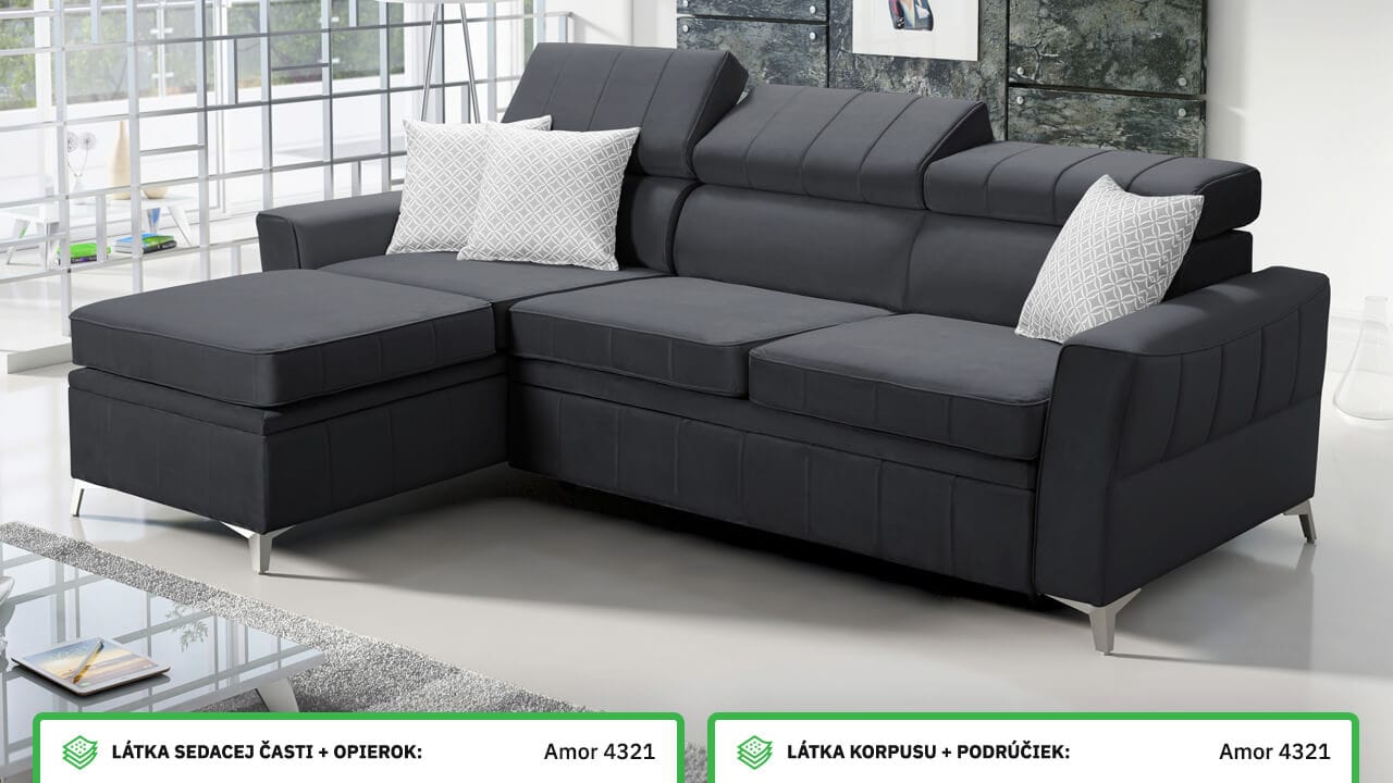 Rohová sedačka BARTEEZ I Farebné prevedenie