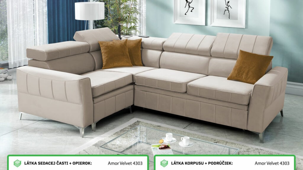 Rohová sedačka BARTEEZ II Farebné prevedenie