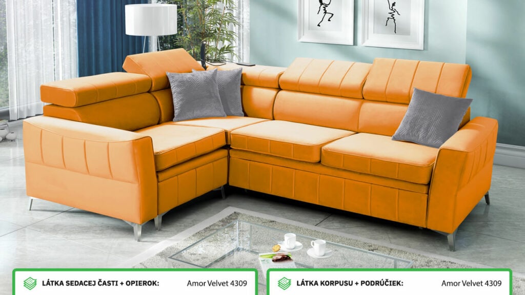 Rohová sedačka BARTEEZ II Farebné prevedenie