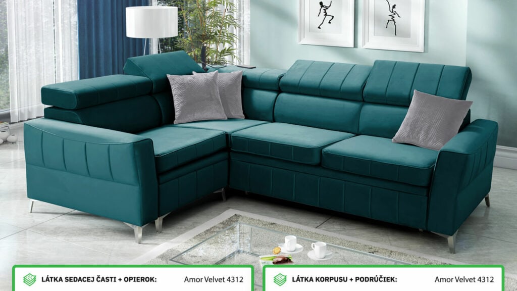 Rohová sedačka BARTEEZ II Farebné prevedenie