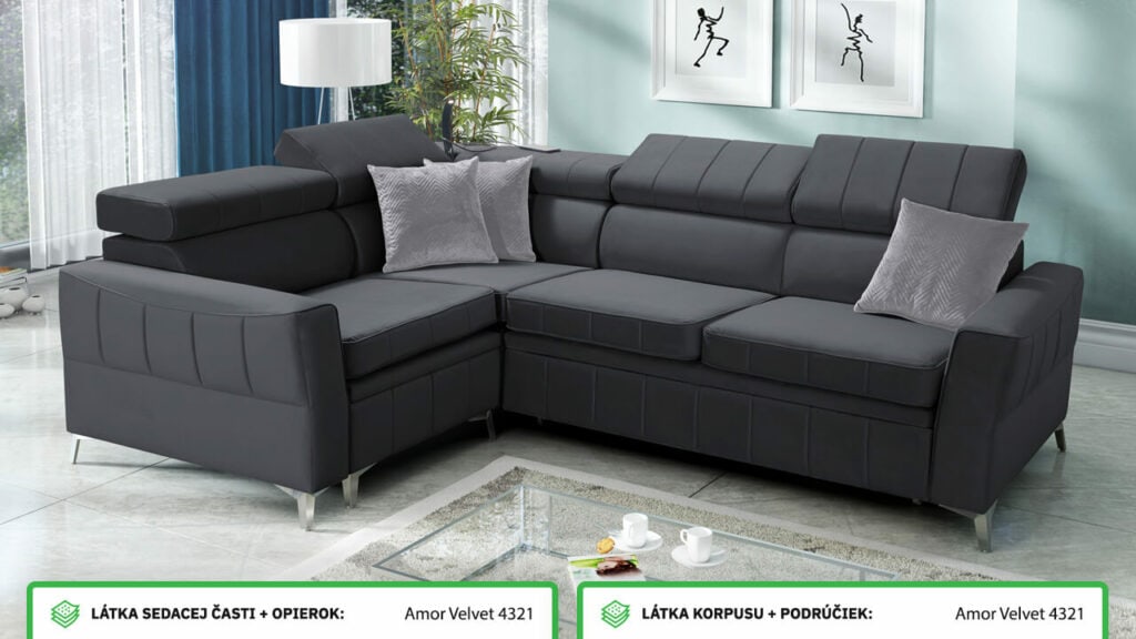 Rohová sedačka BARTEEZ II Farebné prevedenie