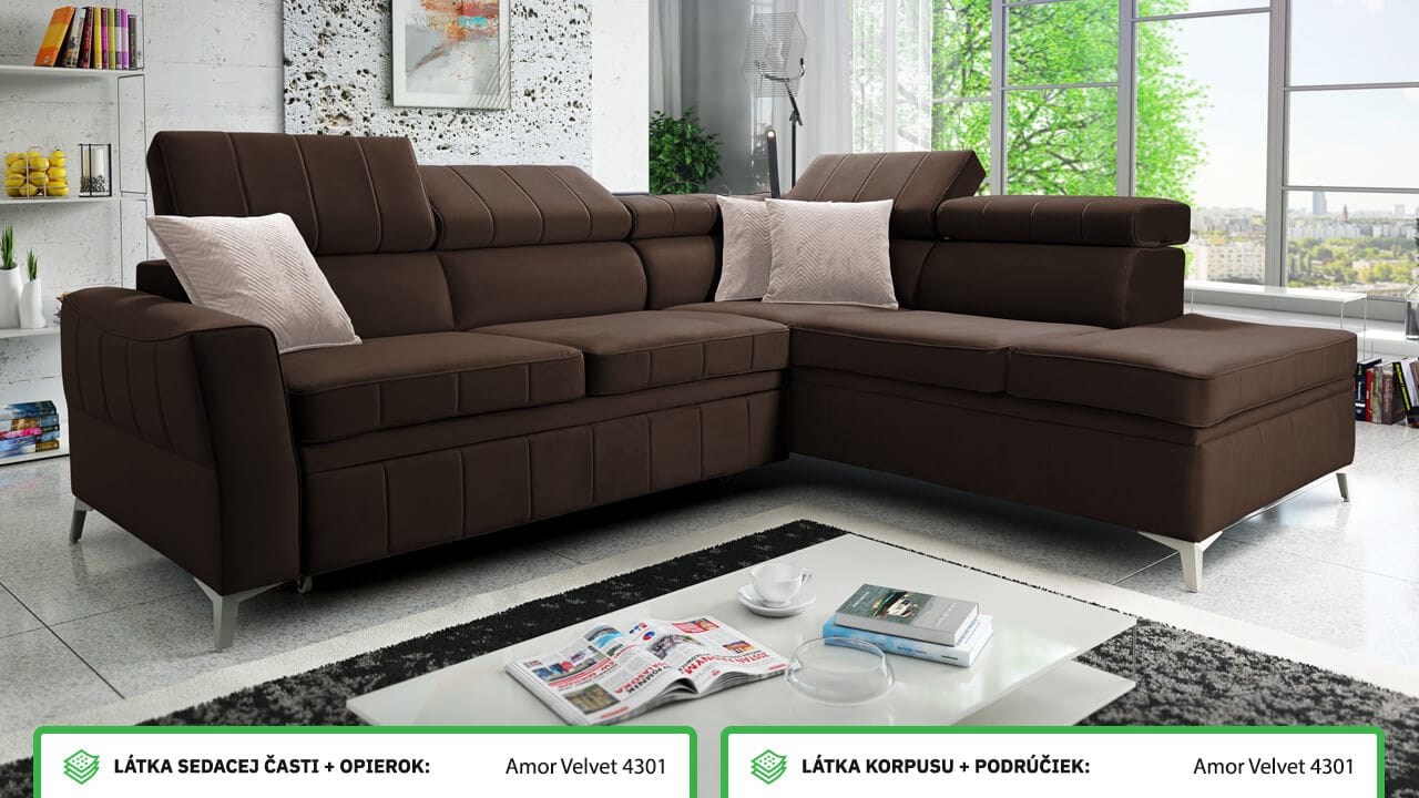 Rohová sedačka BARTEEZ III Farebné prevedenie