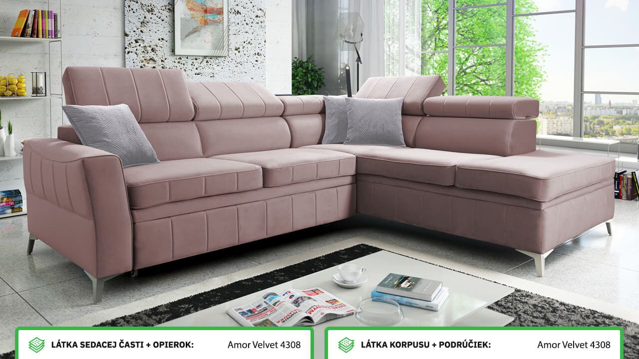 Rohová sedačka BARTEEZ III Farebné prevedenie